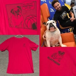 NWT Anta Warriors Klay Thompson Roco Dog T Shirt US Large(5xl Label)- Klaytheism